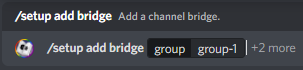 Group option screenshot